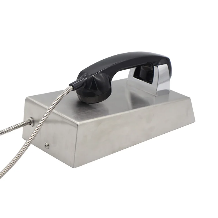 Antique Telephone IP65 Rated  Grade IK10 Anti-Vandalism Harsh Environment Wall-Mounted Corded Telephone