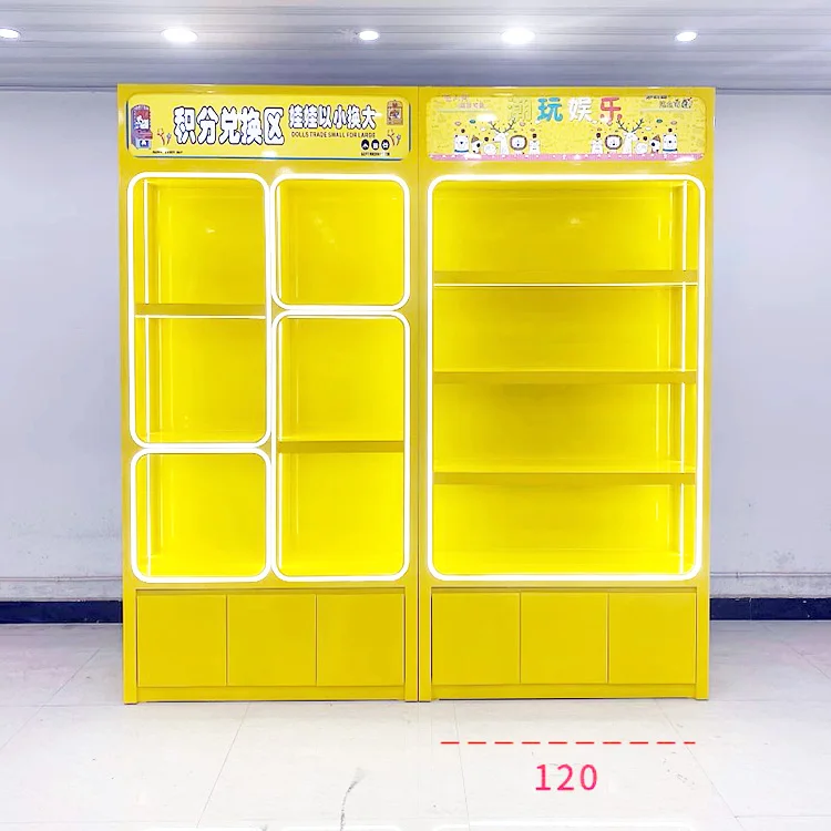 Modern Toy Store Display Case Stylish Durable