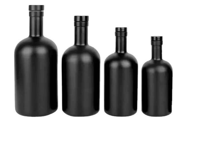 Recommend  500ml 750ml Red Level Whiskey Black Label Whisky  Special-shaped Glass  Fruit Juice Wine Beverage Bottles