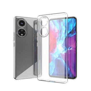 For Huawei Honor 50 Clear Case, Transparent Ultra Thin Anti-Scratch Flexible Soft TPU Mobile Phone Cover Case For Huawei Nova 9