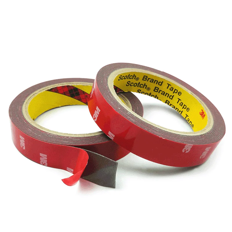 Double sided tape in reel and spool