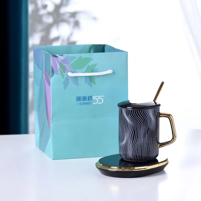 Improvements 2-in-1 Mug with Warmer and Phone Wireless Charger Open Box 