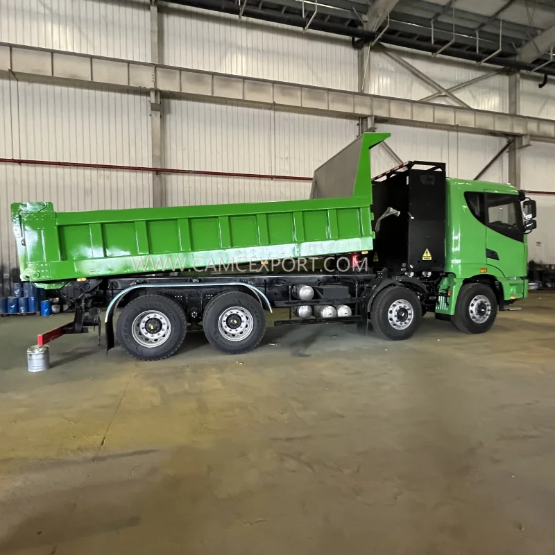 CAMC Brand Chinese Factory New Energy Dump Truck Ev H9 8*4 Electric Tipper Truck for Sale