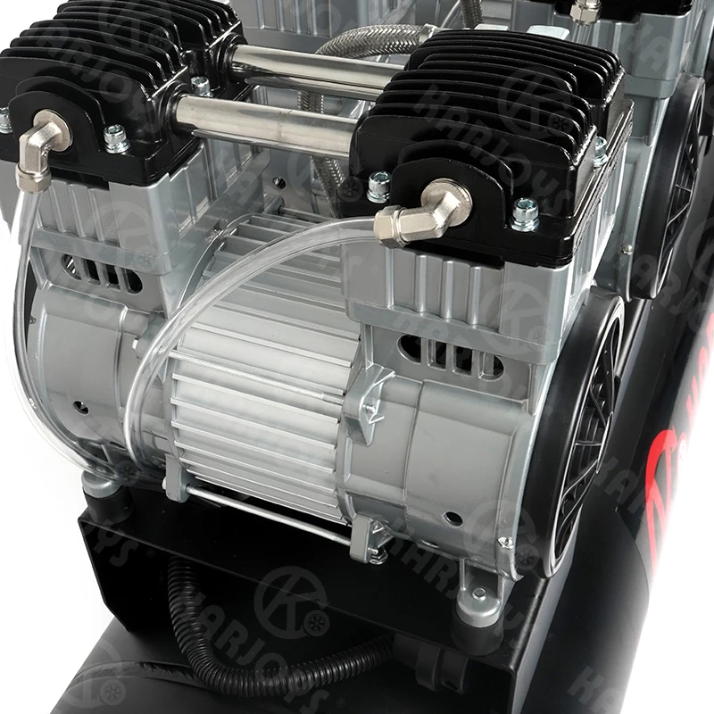 Industrial Grade 380V150HZ Electric Oil-Free Air Compressor Pump 200L Tank 8Bar Pressure for Spray Paint Auto Garage Tire