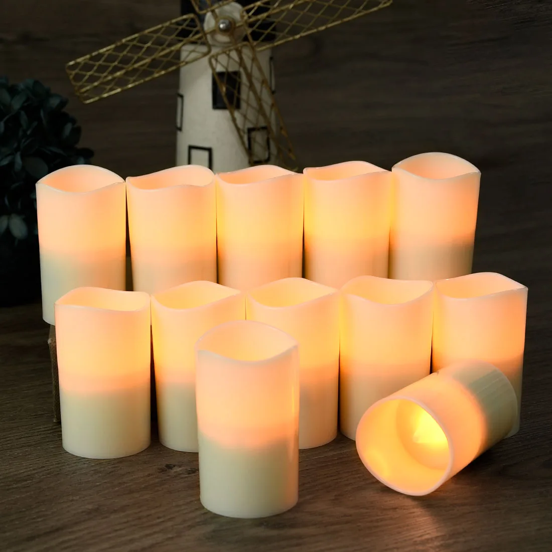 Safe Unlimited Induction Charging LED Flameless Votive Candles