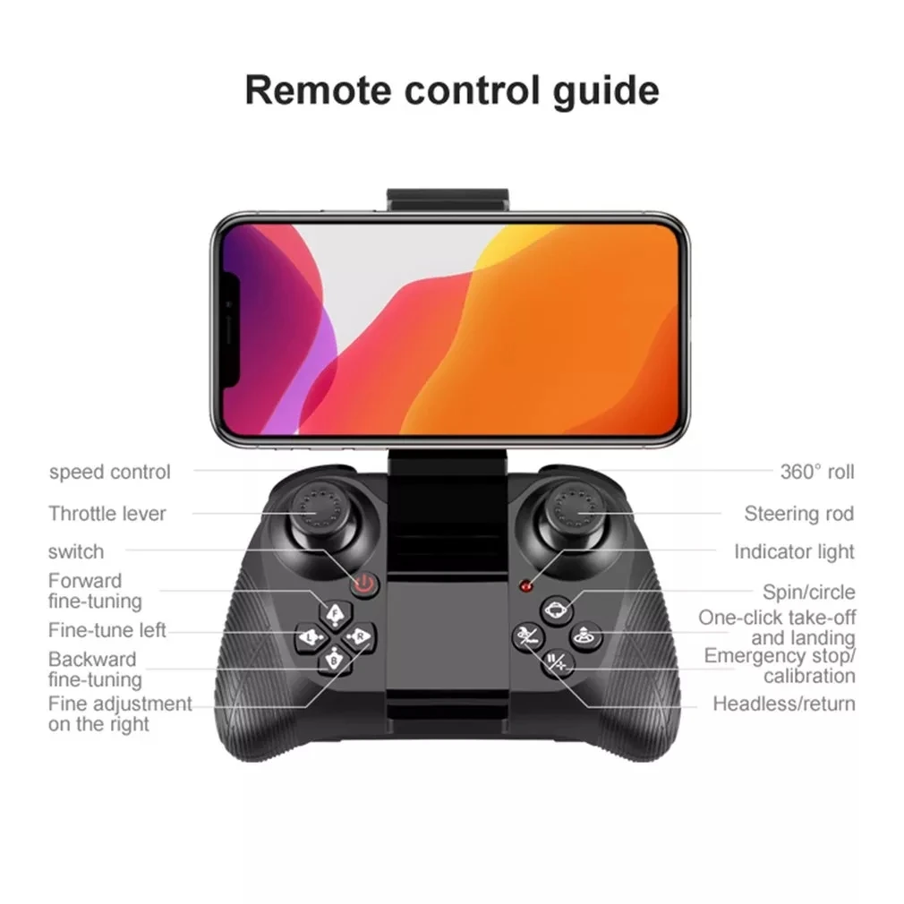 Beginner 4DRC V9 Mini Drone 4k Dual Camera 2.4Ghz WiFi FPV Drone Height Keep Drones Foldable RC Quadcopter Helicopter Toys Gifts