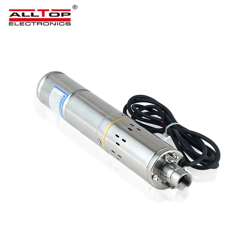 ALLTOP 2022 Новый Солнечный водяной насос для глубоких скважин, солнечная энергия, Погружной Солнечный насос, инверторный комплект, полный