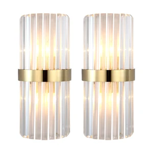 Wholesale Living Room Indoor House Decorative Modern Design Luxury K9 Crystal Wall Lamp