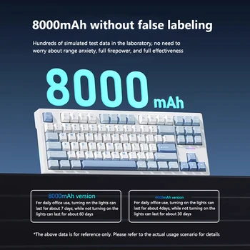 Tri-mode Wireless Rgb Mechanical Gaming Keyboard Oem