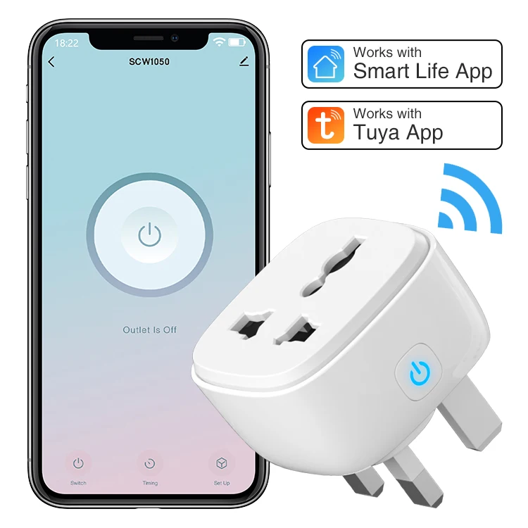 SmartLife Smart Plug, Wi-Fi, 2500 W