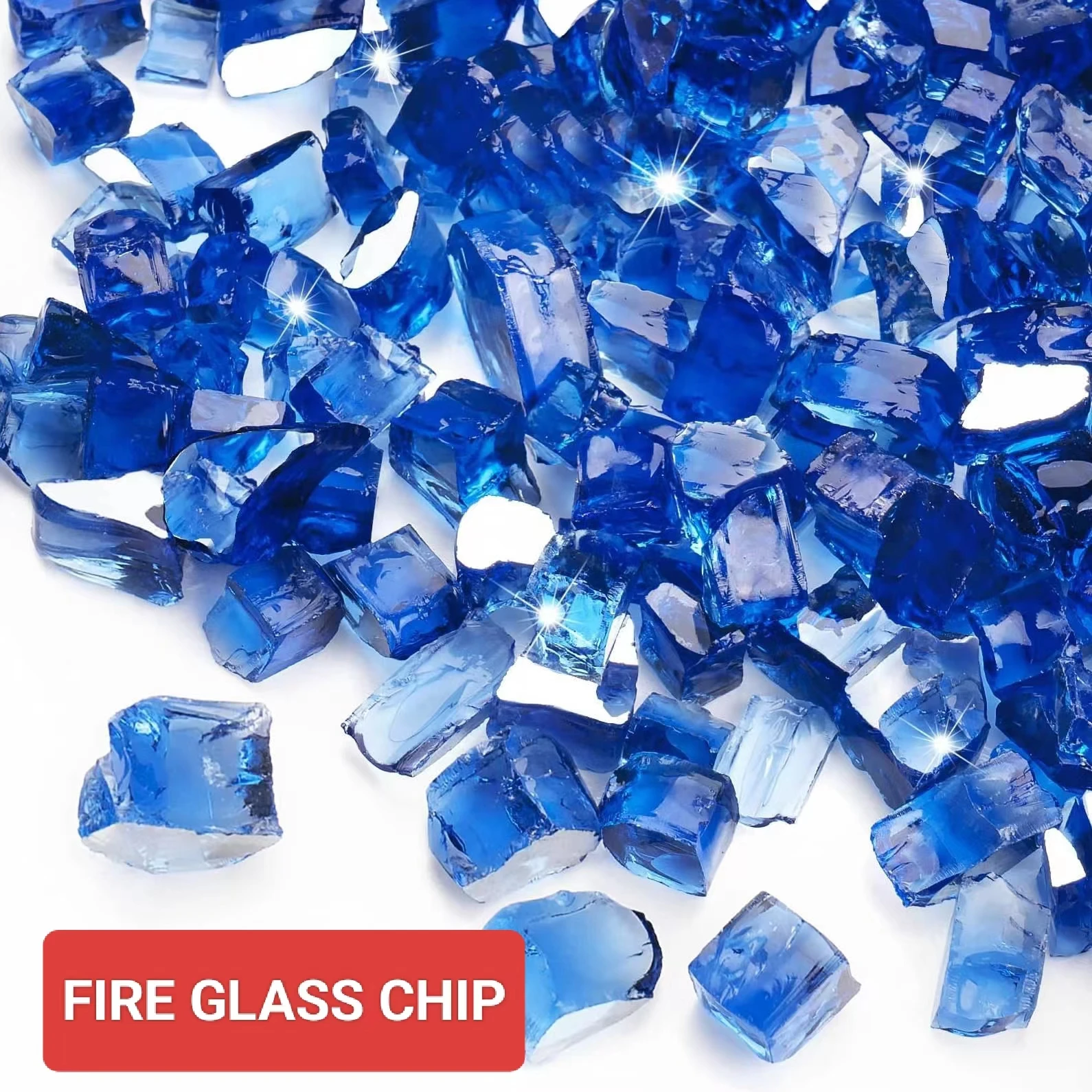 Garden Decoration Recycled Colour Crushed Glass Bulk Abrasive Crystal