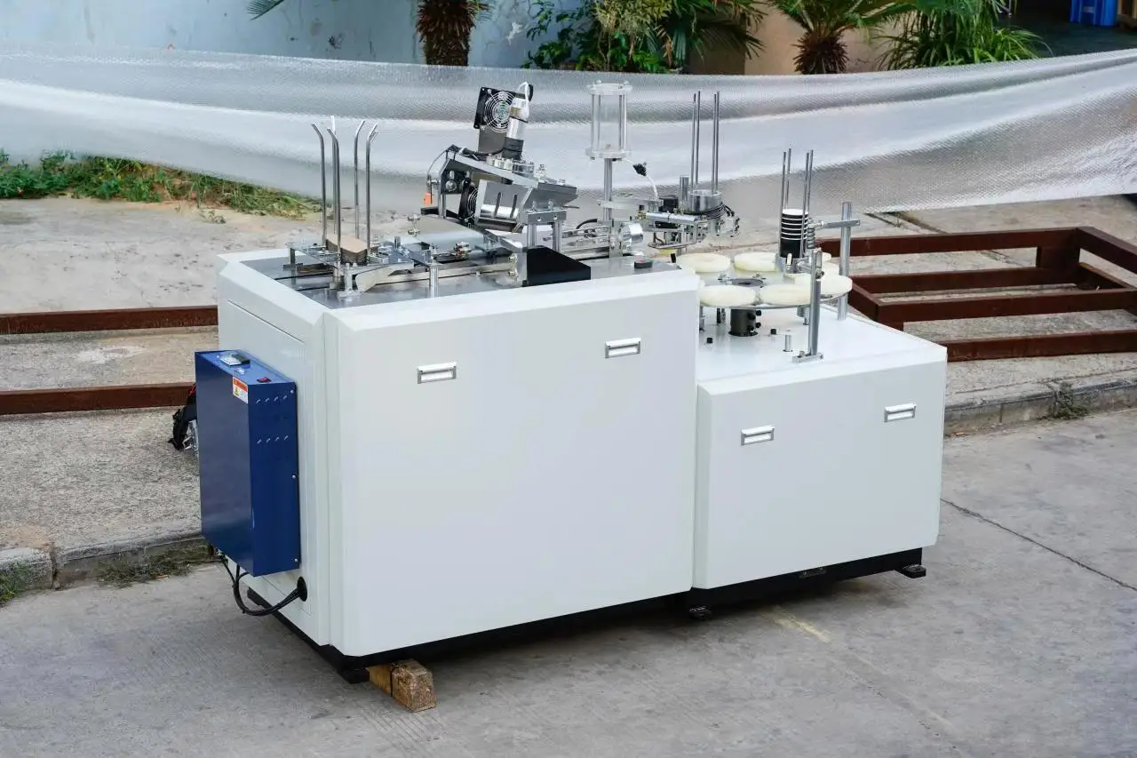 Cup Making Machine Product Manufacturing Machines Coffee Glass Fully Automatic Disposable Paper Cup Machine Turkey ZWT-35