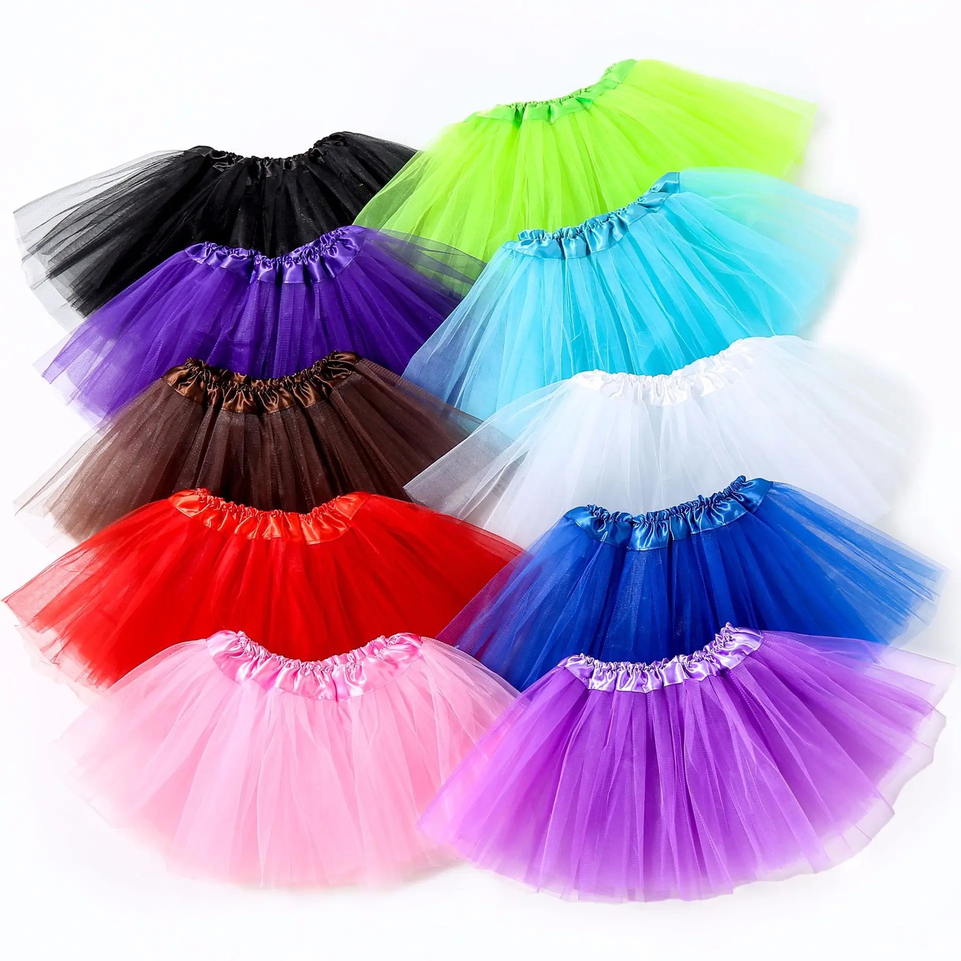 Birthday Party Kids Dance Skirt Baby Girl Tutu Skirts - Buy Baby Girl ...