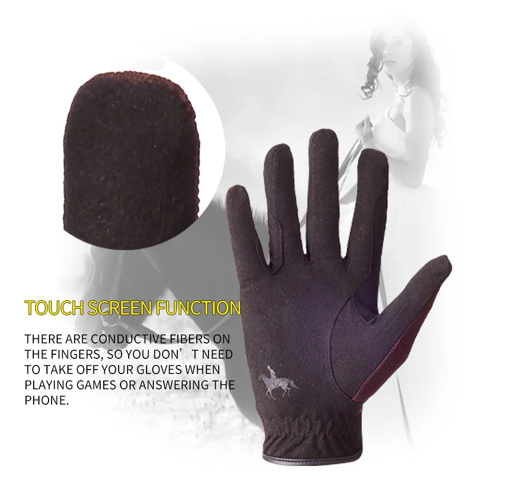 Boodun 1075 Outdoor Horse Riding Gloves Man Summer Wearresistant Anti