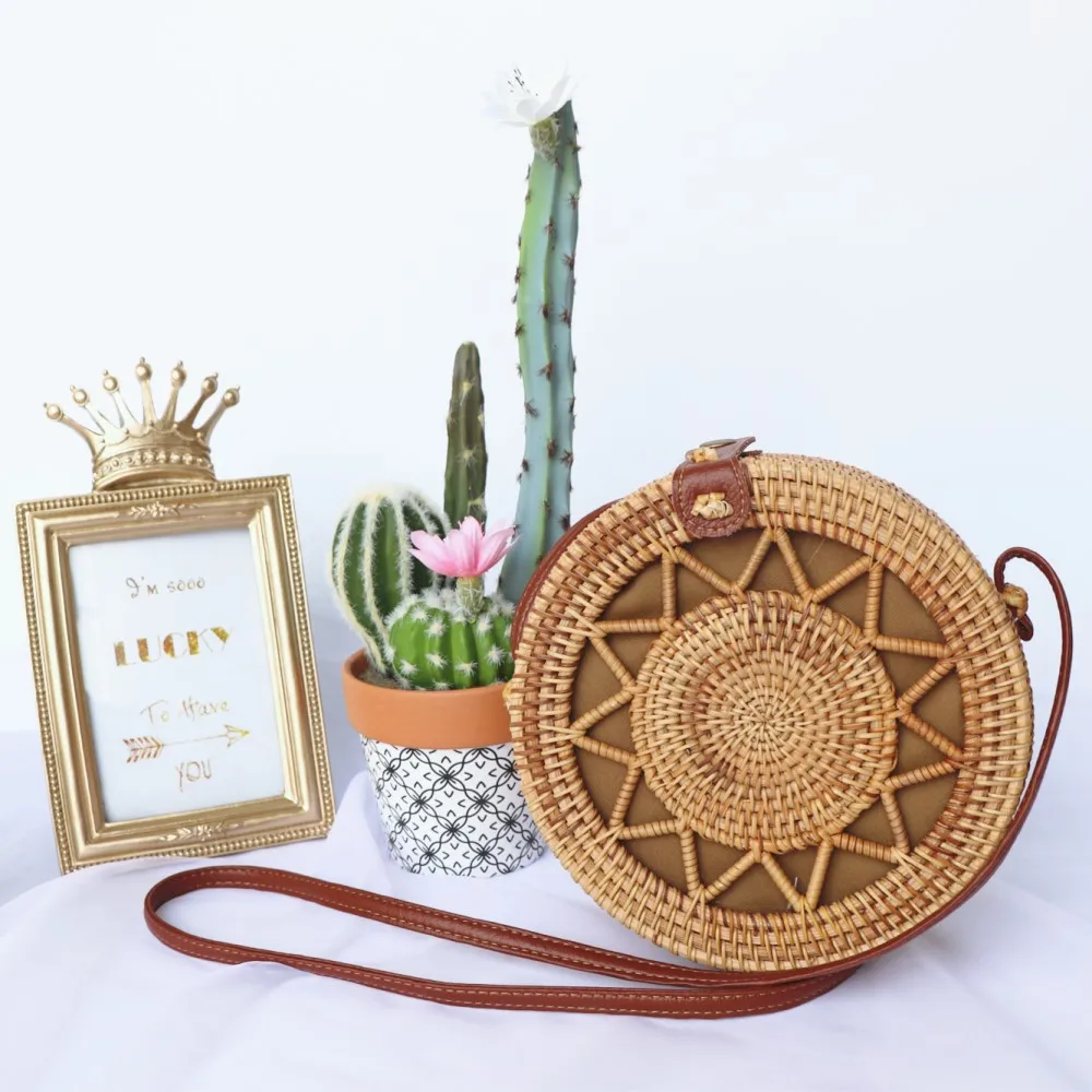 Collection of Rattan Bag Style Bohemian Bali Handbag Beach Bag