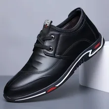 China cheap PU leather leather boot shoes for men casual dress prices genuine leather men shoes