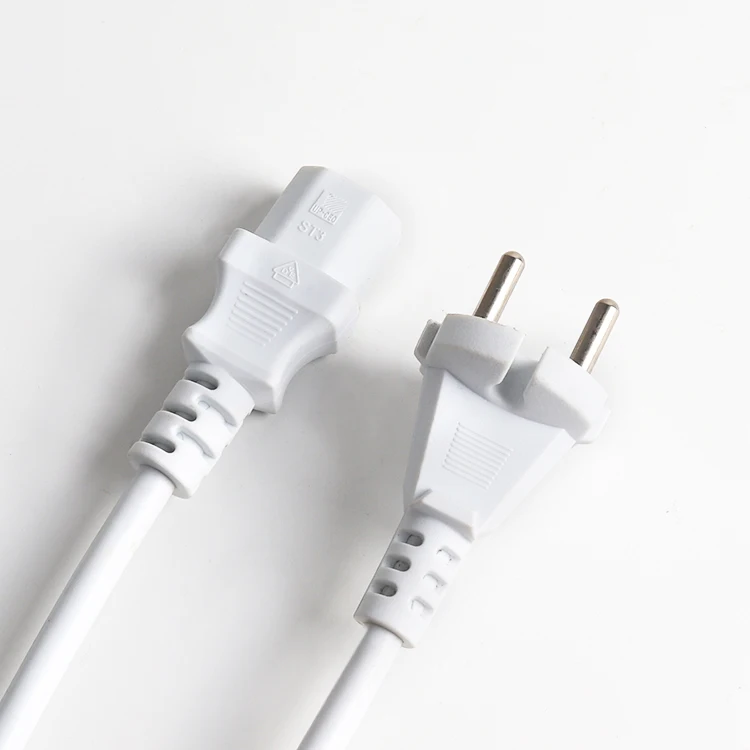 2 PIn Euro to Angle Hair Iron Plug Swivel Cord for Hair Straightener 360 Degree Swivel Power Cord for Hair Straight Cable Cord manufacture