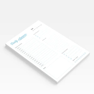 Wholesale Custom Logo Undated Productivity Planner Goal Achievement Tracking Notebook Daily Pages Bulk Order Discount Memo Pads