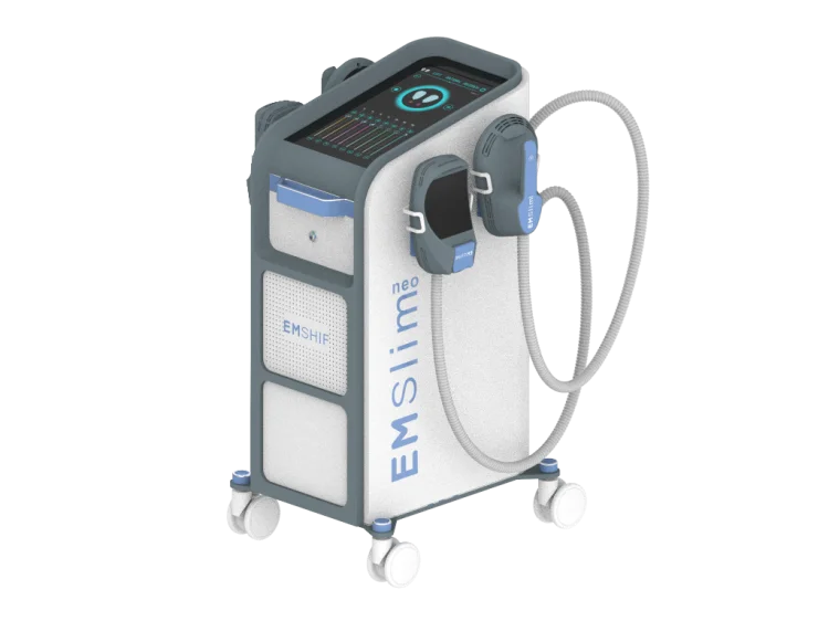 Newest Updates Powerful Hiemt Emslim Neo With 4 Piece Handles RF Machine for Muscle Building and Fat Burning