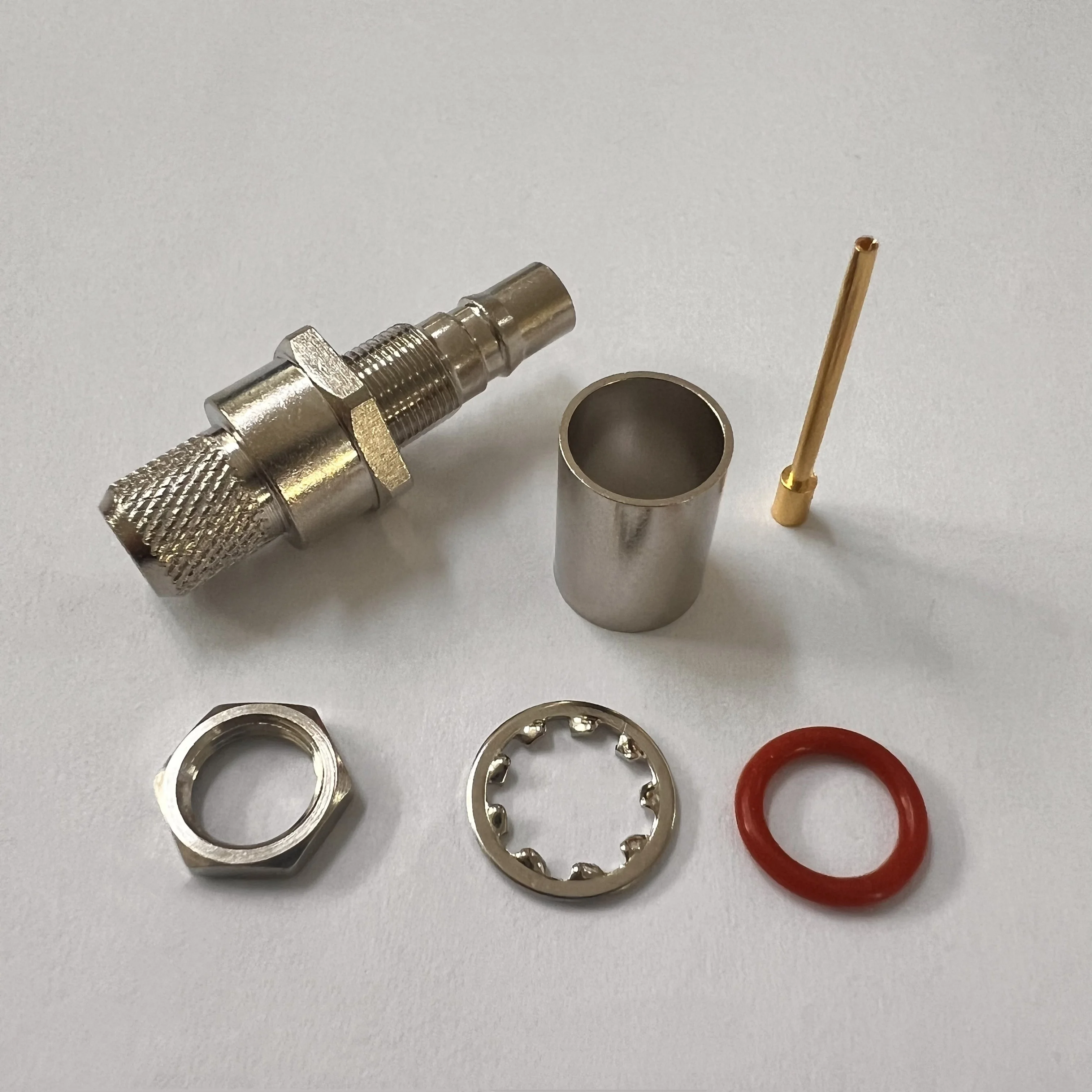 product hot sale qma c ky5d rf connector copper qma female connector rf with thread-0