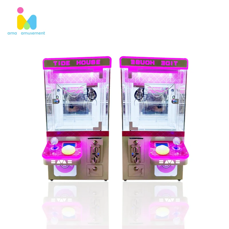 AMA Mini Arcade Machine a Griffes Coin Operated Games Small Claw Machine Table Top Mini Claw Machine for Sale