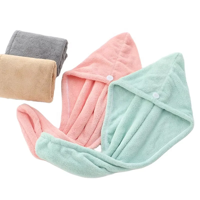 Изготовленный на заказ логос волос салон Сушка Тюрбан полотенце из микрофибры для волос для вьющихся волос после душа