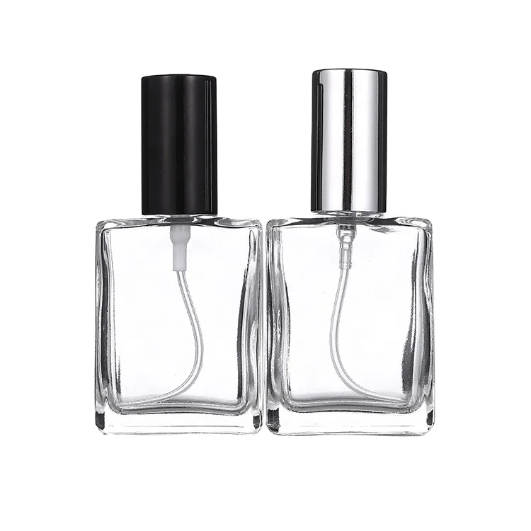 Rectangular Perfume Glass Bottle, 50ml, 100ml