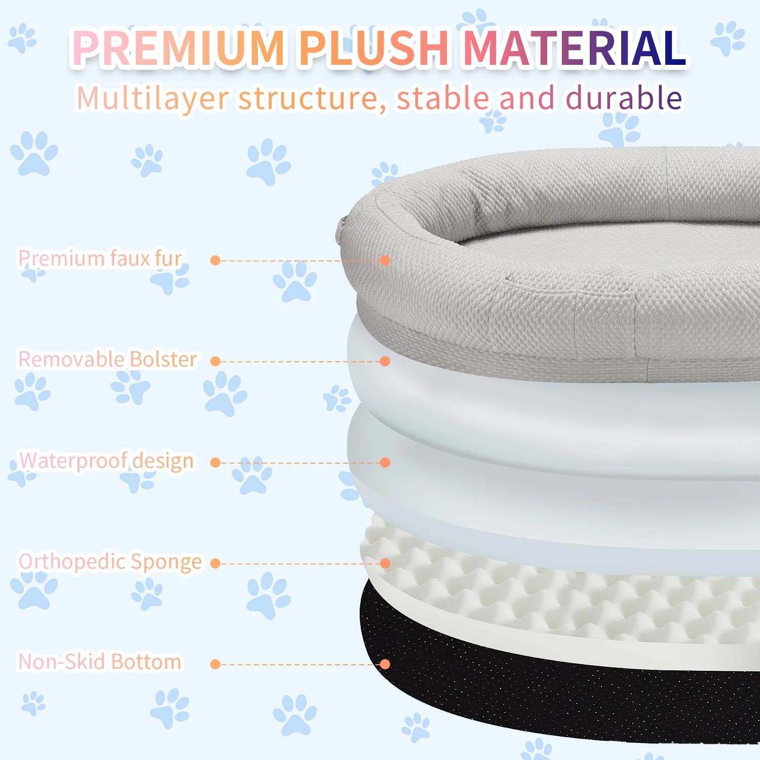 Hot selling xl xxl giant heavy duty extra large luxury super large sleep deeper human sized dog bed for humans manufacture