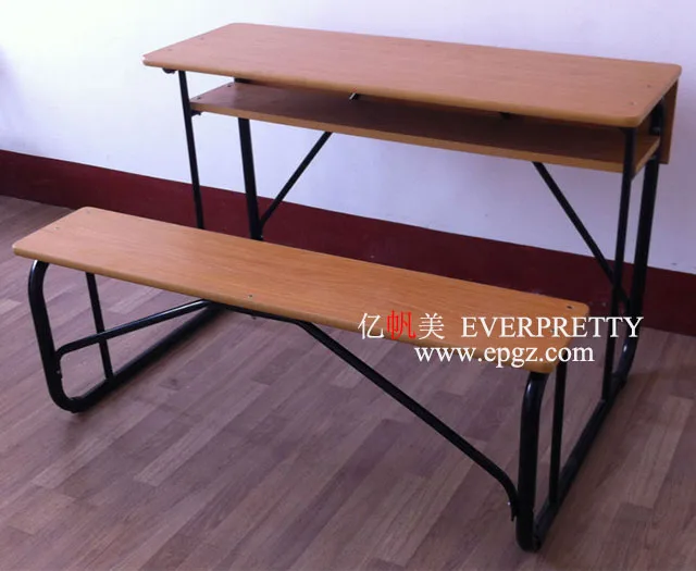 Wood Classroom Chairs With Benches/classroom Double Desk And Chairs For Student Buy Wood
