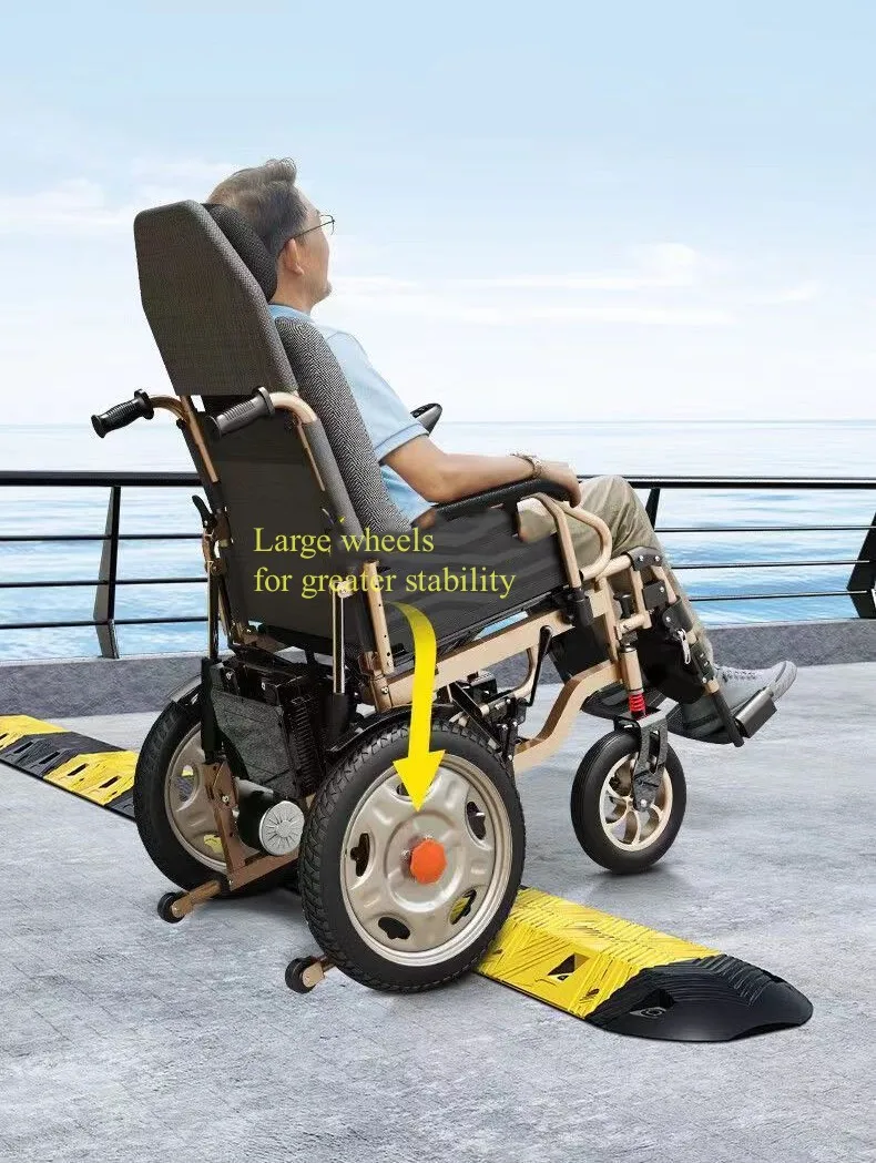 Deep Seat Electric Wheelchair For Overweight People High Quality Large