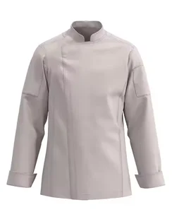 Custom High Quality 100% Cotton Chef Coat Short Sleeve Slim Men Long Sleeve Unisex Custom Logo Stylish Chef Jacket
