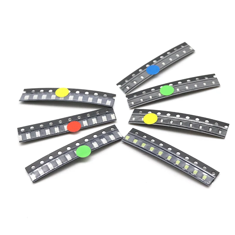 0805 SMD светодиодные диоды красный/белый/зеленый/синий/желтый излучающие диоды Smd для вашего выбора