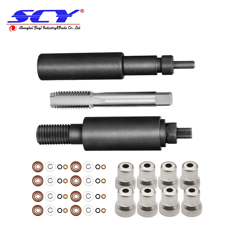 Cup Puller and Installer Set 6.4L Ford Powerstroke Fuel Injector Sleeve AccurateDiesel 6.0L 