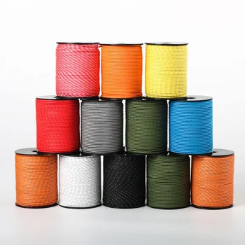UHMWPE Rope 1mm 1.5mm 2mm High Strength String Cord Abrasion Resistant Line Double Braided Uhmwpe Rope for Sports Fishing