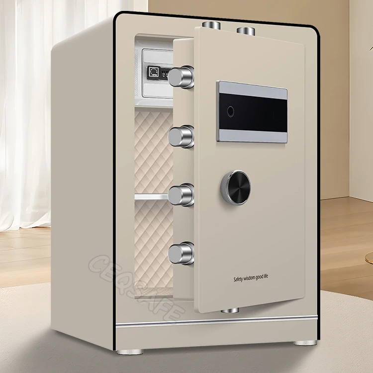 CEQSAFE Smart Electronic Key Lock Fingerprint Steel Body Safe Box TUYA WiFi Anti-Theft Safe Box