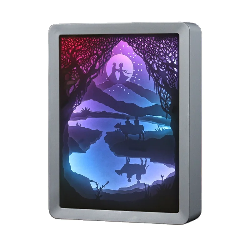 Изготовленный на заказ дешевые порез светодиодный ночник абажур рамка для детей