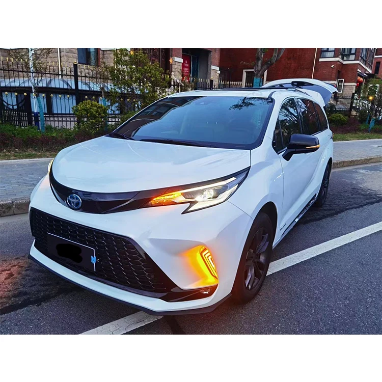 NEW CAR BODY KITS for TOYOTA SIENNA 2021 2022 UPGRADE BODY KITS TAIL LIGHTS
