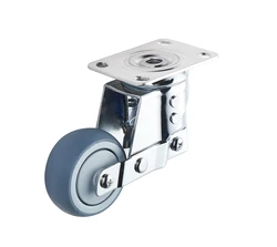 High Quality White No Noise Corrosion Resistant Protection Wheels TPR Casters 3 inch Wheel NO 1