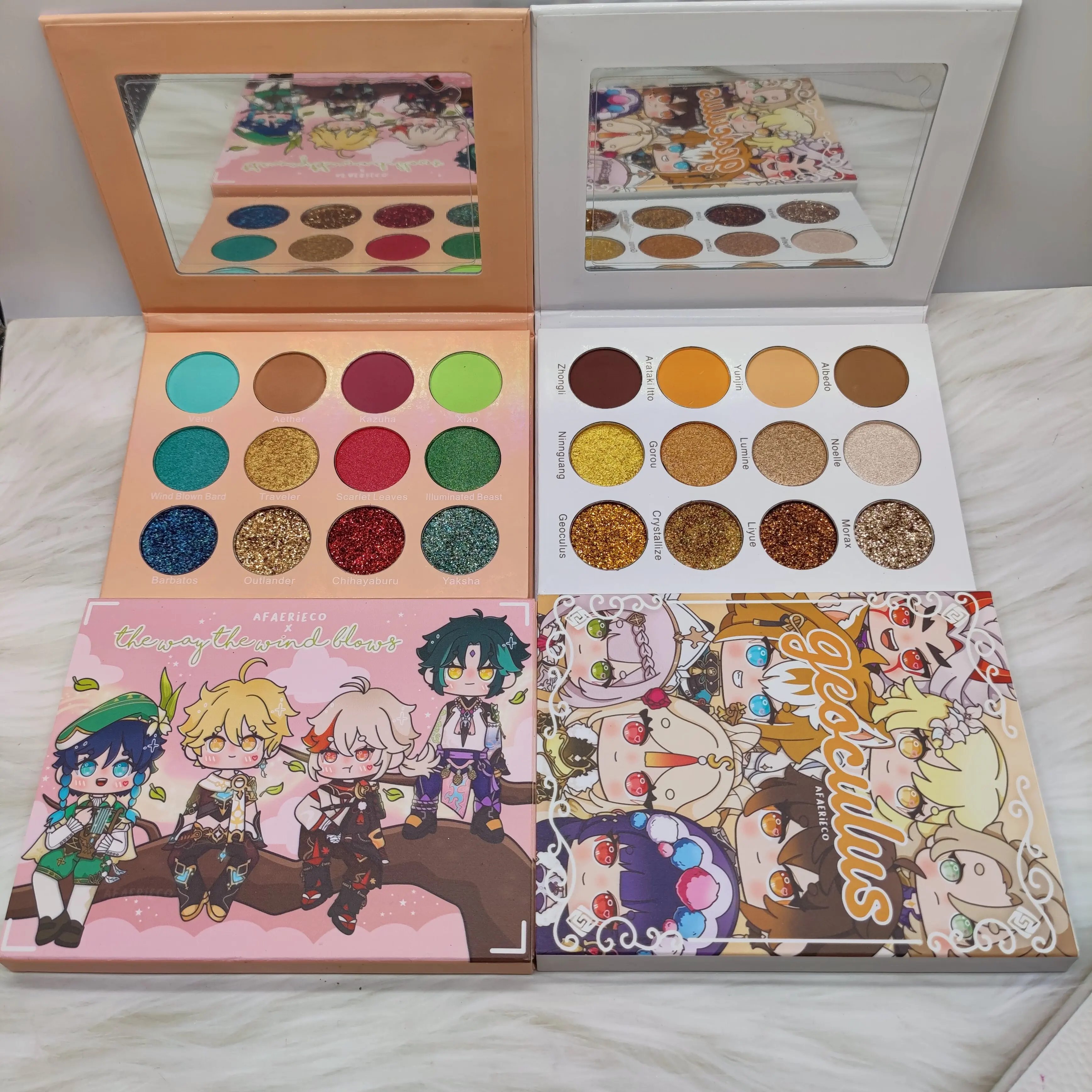 Китайский поставщик палитра теней для век без логотипа металлические блестки высокий пигмент пустые тени палитры пустых