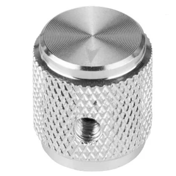 Best selling Custom CNC machined Amplifier Knurled radio aluminum knobs Factory supplier