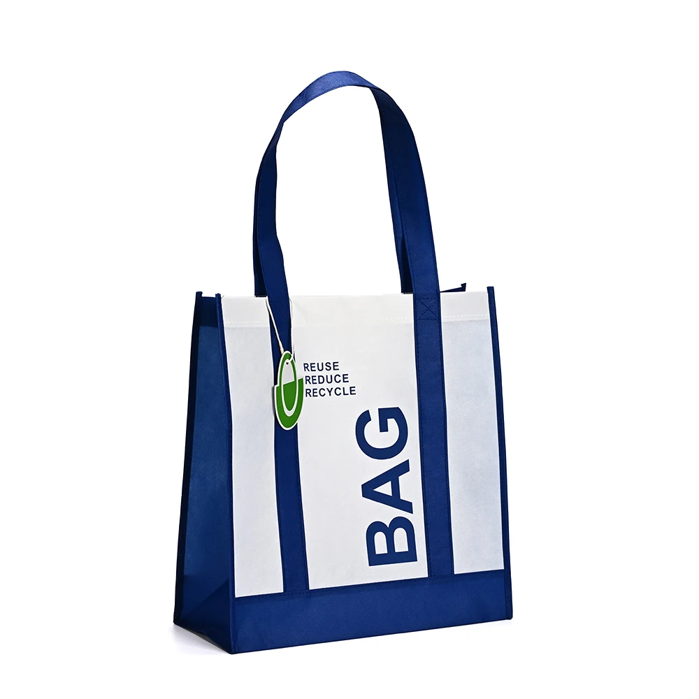 Hot Selling Custom Rpet Shopping Bag Recycled Eco Custom Big Non Woven Tote Bags With Logo factory