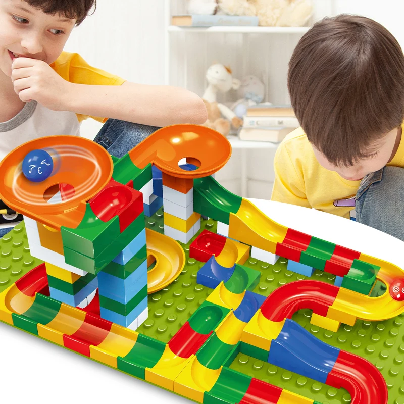 Juego de bloques de construcción para niños, juguete de ladrillos