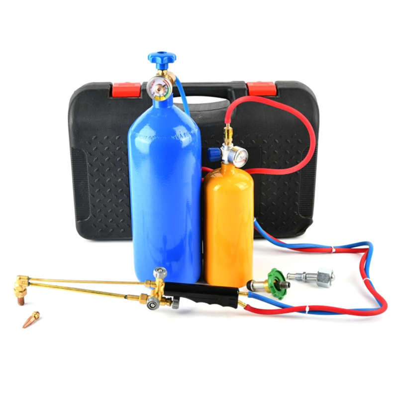 2l Portable Welding Torch Set Refrigeration Maintenance Tool Air Conditioning Copper Pipe Small