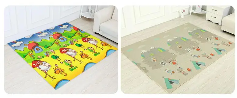 Baby xpe crawling baby foldable play mat Eco-friendly raw material folding play mat xpe factory