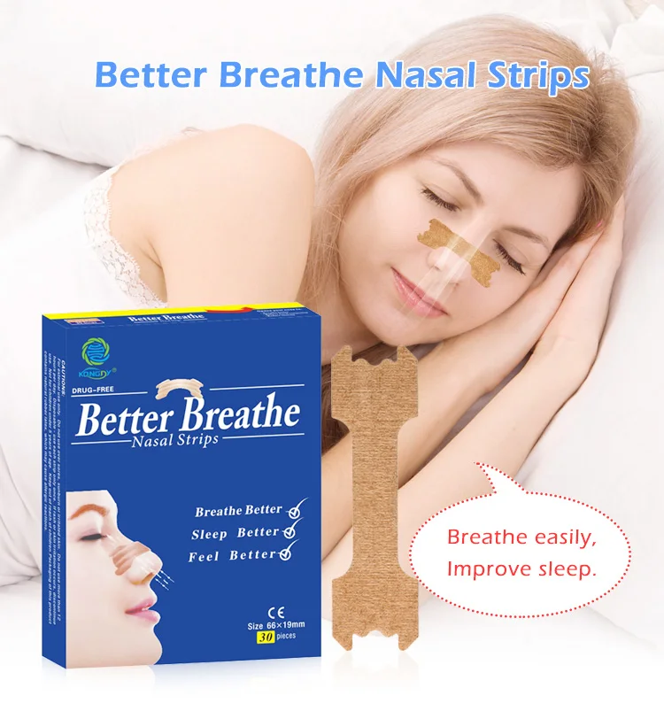 Better Breathe Nasal Anti Snore Nasal Strips For Good Sleep - Buy Nasal ...