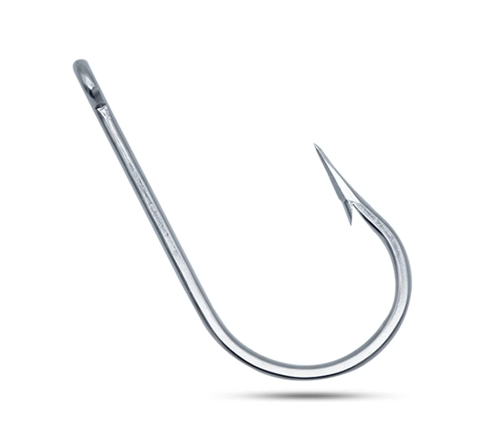 Оптовая продажа высокопрочный крючок из нержавеющей стали 7731 морской с бородкой для тунца и