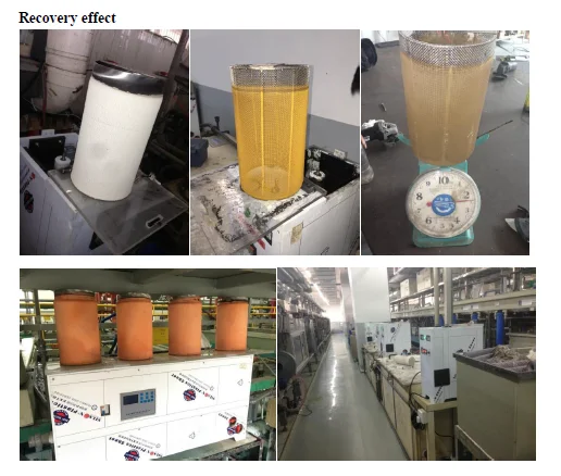 Gold or Silver Electrolytic Recovery Machine for Gold Plating Solution or Silver Plating Solution