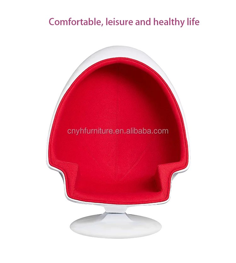 Fiberglass Stereo Egg Pod Chair With Speakers