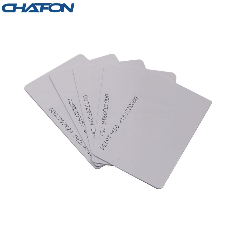 custom printing employee id plastic white blank access rfid pvc