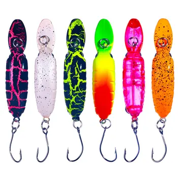 ABS Plastic Sinking Grasshopper Insect Lure Curved Minnow Artificial Hard Bait for Trout Perch Stream Fishing – Minnow – view 5